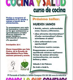 Curso de cocina en La Natural (sábado, 9)