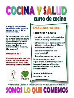 Curso de cocina en La Natural (sábado, 9)