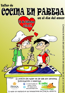 Taller de cocina en pareja para San Valentín (jueves, 14)