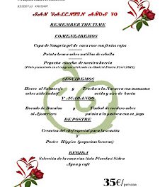 Menú de san Valentín en la Gastrosidrería (del 14 al 17)