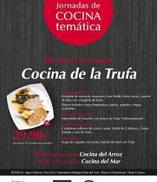 Cocina de la trufa (del 15 al 17 de marzo)