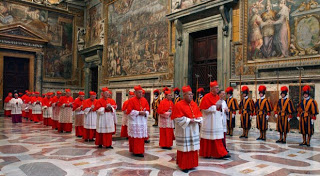 Cena a modo de Conclave (jueves, 7)