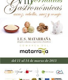 VIII Jornadas Gastronómicas del IES Matarraña (del 11 al 14)