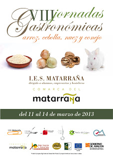 VIII Jornadas Gastronómicas del IES Matarraña (del 11 al 14)