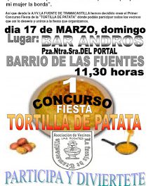 Concurso de tortillas con patata (domingo, 17)