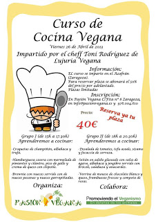 Curso de cocina vegana (viernes, 26)