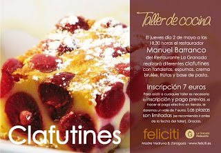 Taller de cocina en Feliciti (jueves, 2 de mayo)