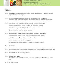 Jornada Colaboración Horizontal en el Sector Alimentación: Una oportunidad de Competitividad en Aragón (miércoles, 17)