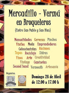 Mercadillo vermú en Broqueleros (domingo, 28)