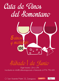 Cata y tapas de vinos DOP Somontano (sábado, 1)
