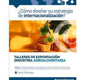 Talleres de exportación para la industria agroalimentaria (del 27 de mayo al 24 de junio)