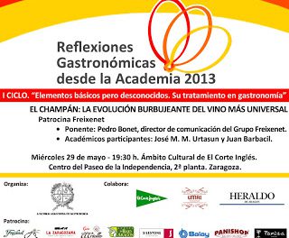 Reflexiones gastronómicas desde la Academia (miércoles, 29)