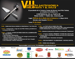 VII Muestra de la pasta y el dulce del Campo de Daroca (lunes, 20 de mayo)