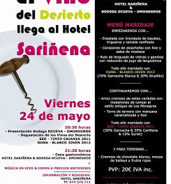 Cena maridada (viernes y sábados, del 24 de mayo al 22 de junio)