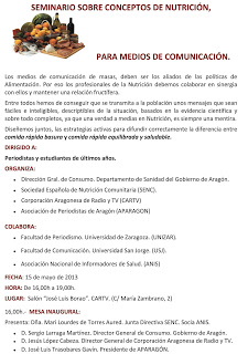 Seminario prensa y nutrición (miércoles, 15)