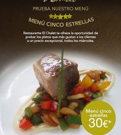 Menú 5 estrellas (miércoles)