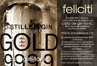 Cata de gin-tonics (martes, 11 de junio)