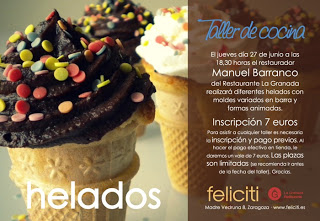 Taller de helados en Feliciti (jueves, 27 de junio)