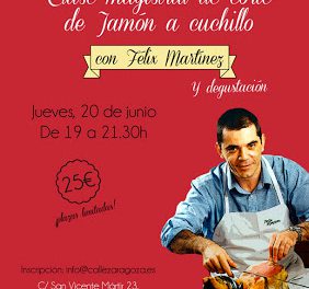 Curso de corte de jamón y degustación (jueves, 20)