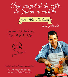 Curso de corte de jamón y degustación (jueves, 20)