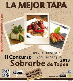 Concurso de tapas de Sobrarbe (del 28 al 30 de junio y del 5 al 7 de julio)