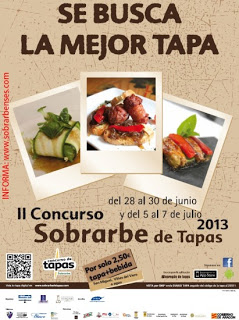 Concurso de tapas de Sobrarbe (del 28 al 30 de junio y del 5 al 7 de julio)