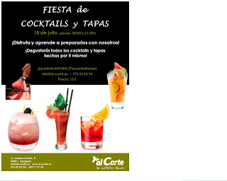 Taller Cocktails & Tapas (jueves, 18)