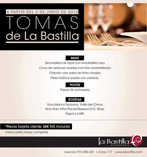 Tomas de La Bastilla estivales (verano)