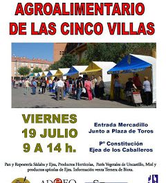 Mercadillo agroalimentario (viernes, 19)