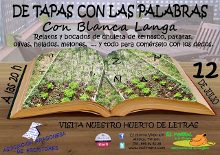 Tapas y letras  (viernes, 12)