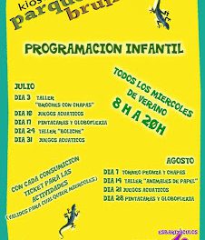 Con niños en el parque Bruil (miércoles de julio)