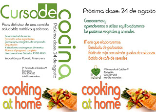 Curso de cocina en La Natural (sábado, 24)