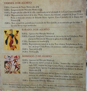 Mercado medieval (del 23 al 25 de agosto)