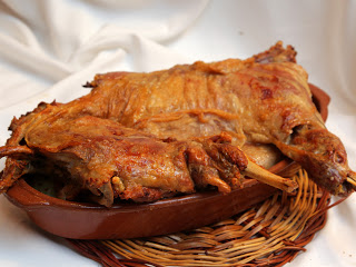 Menú del cabrito en la Bodega de Chema