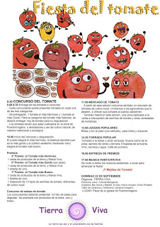 Fiesta del tomate (domingo, 22)