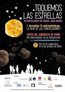 Jornadas de G-astronomía La Ruta de las Constelaciones (del 20 de septiembre al 13 de octubre)