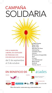 III Campaña solidaria de tapas a beneficio de Atades (hasta el 2 de octubre)
