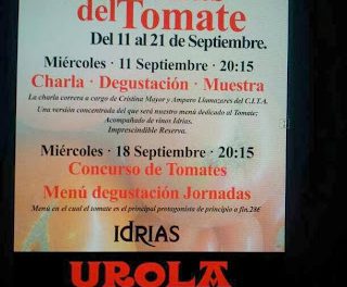 Menú semanal en Urola por 17 euros (del 23 al 27 de septiembre)