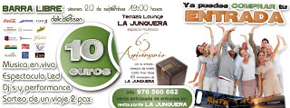 Fiesta aniversario (viernes, 20)