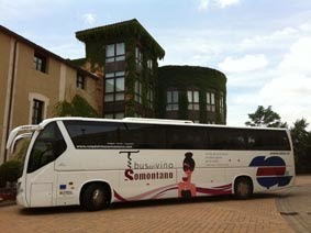 Bus del Vino Somontano en ARAGÓN CON GUSTO (domingo, 10)