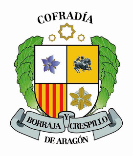 La Cofradía de la borraja y el Crespillo de Aragón en la Ofrenda de frutos (domingo, 13)