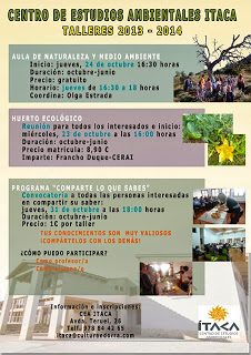 Taller Huerto ecológico (desde el miércoles, 23)