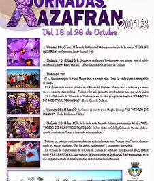 X Jornadas del Azafrán (del 18 al 26 de octubre)