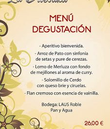 Menú degustación en La Vueltika (octubre)