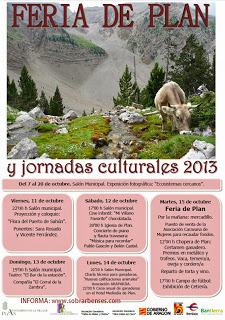 Feria de Plan y Jornadas culturales (hasta el martes, 15)