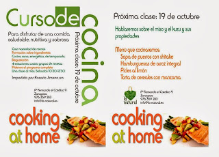 Curso de cocina en La Natural (sábado, 19)