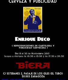 Exposición cerveza y publicidad (Del 8 al 30)