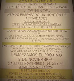 Aula gastronómica para niños en Buen Gusto (sábados de noviembre)