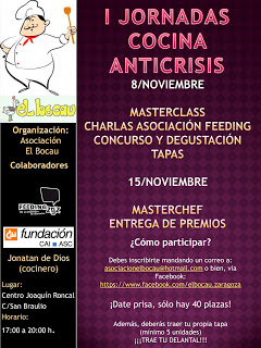 I Jornadas de cocina anticrisis (viernes, 8 y 15 de noviembre)