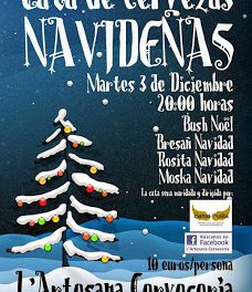 Cata de cervezas artesanas (martes, 3 de diciembre)